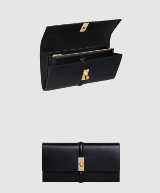 라지 월릿 16 새틴 송아지 가죽 10M033