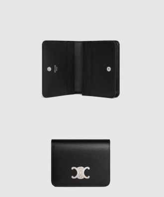 트리옹프 컴팩트 지갑 샤이니 카프스킨 10K623