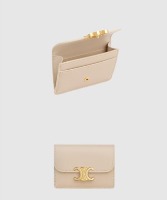 트리옹프 플랩 카드 지갑 샤이니 10I583