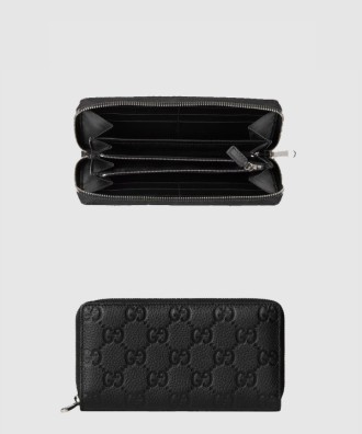 임프린트 집 어라운드 지갑 GG 가죽 835003