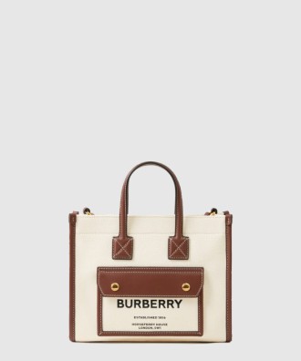 미니 투톤 캔버스 토트백 80441431