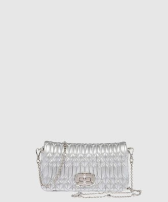 미우 크리스털 나파 가죽 및 크리스털 미니백 5BP079