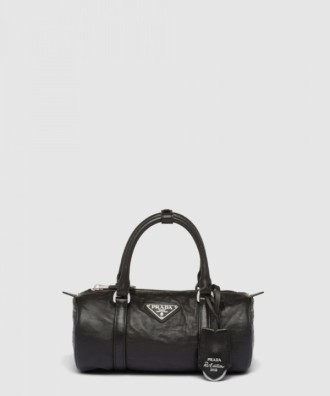 프레스드 나파 가죽 핸드백 1BA389