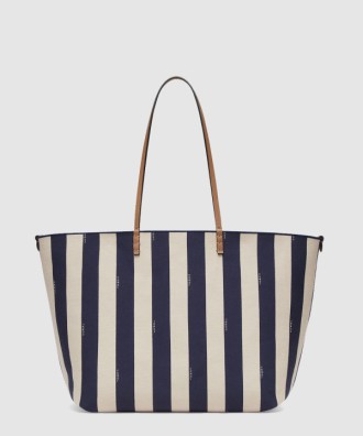 라지 스트라이프와 쇼퍼백 8BH425