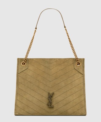 스웨이드 소재의 NIKI 미디엄 쇼퍼백 577999