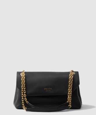 미디엄 레더 숄더백 1BD371