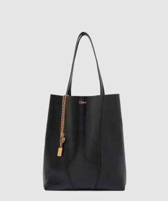 그레인드 가죽 Chloé Spin 토트백 SS811