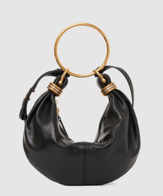 그레인드 가죽 Marcie 스몰 Bracelet 호보백 AS611