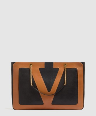 가라바니 비바 슈퍼스타 나파 레더 쇼퍼백