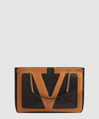 가라바니 비바 슈퍼스타 나파 레더 미디엄 쇼퍼백