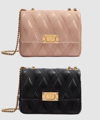 가라바니 퀼티 67 퀼팅 나파 가죽 미디엄 숄더백