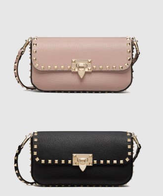 가라바니 락스터드 그레이니 카프스킨 숄더백