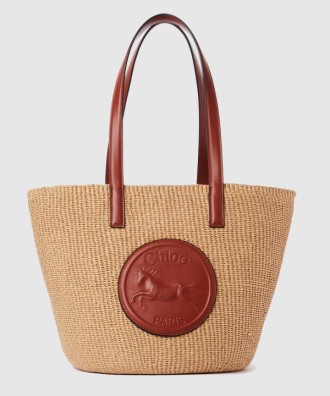 천연 섬유 소재의 라지 Horse Medal 바스켓 SS591