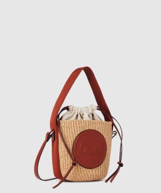 천연 섬유 소재의 스몰 Horse Medal 바스켓 SS592